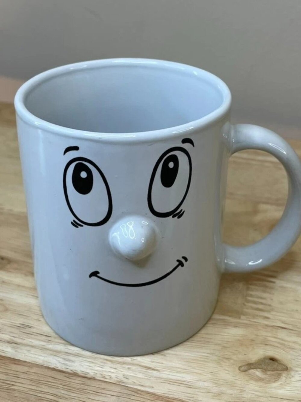 Vintage Atico International 3D Nose Face Mug Anthropomorphic Ceramic Coffee Cup